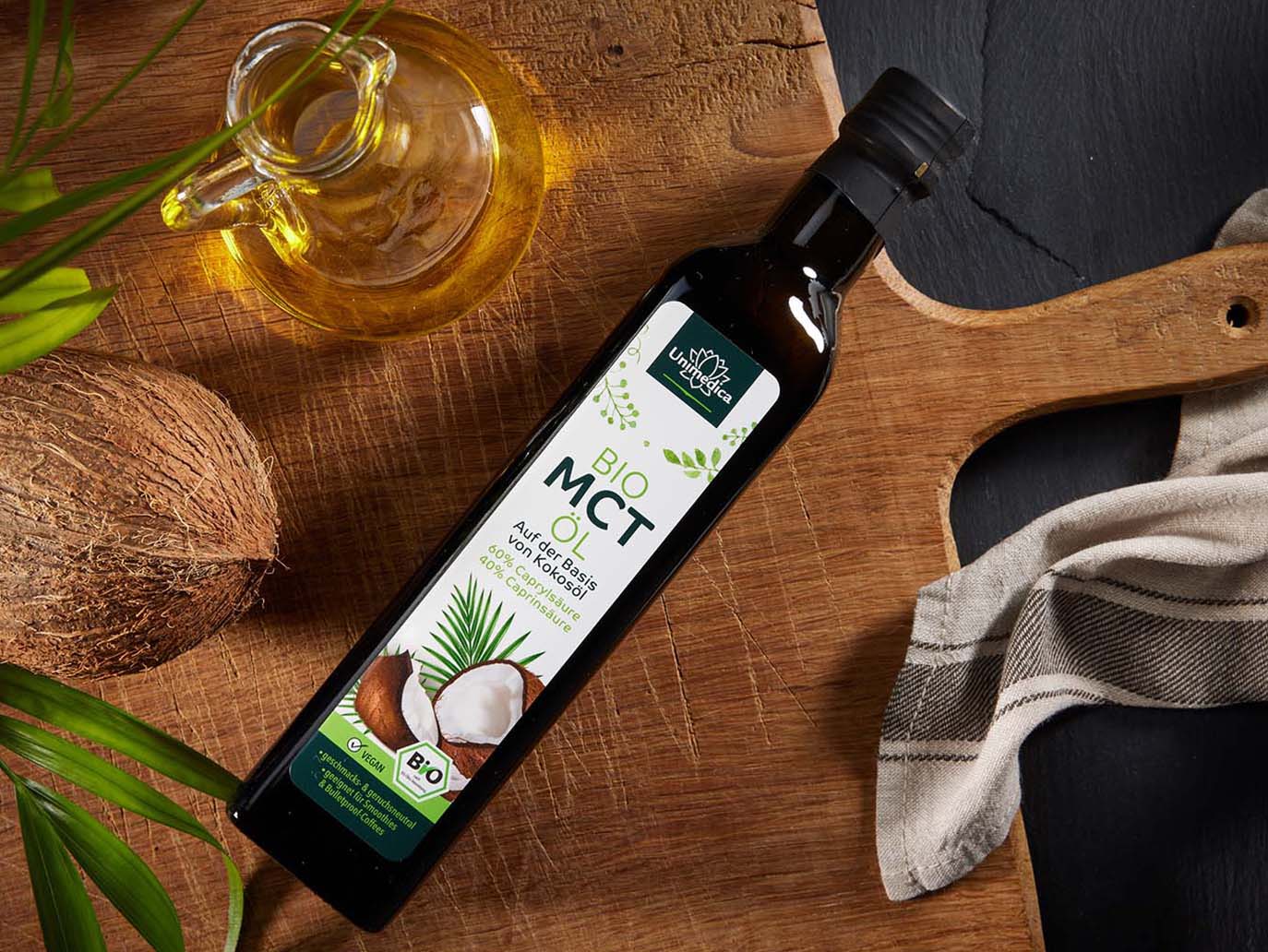 Organic MCT Oil - C8+C10 - 500 ml - from Unimedica