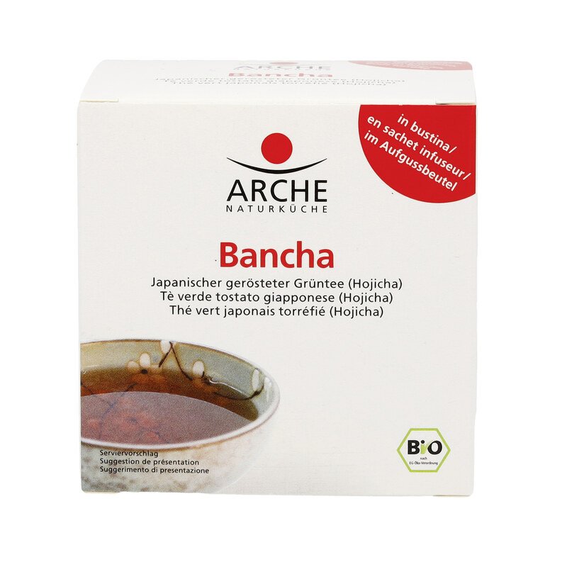 Bancha Japanischer gerösteter Grüntee bio - Arche Naturküche - 10 Beutel