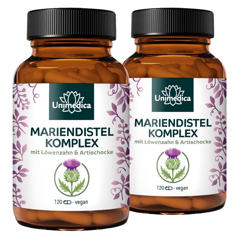 Set: Milk Thistle - 2 x 120 capsules - from Unimedica